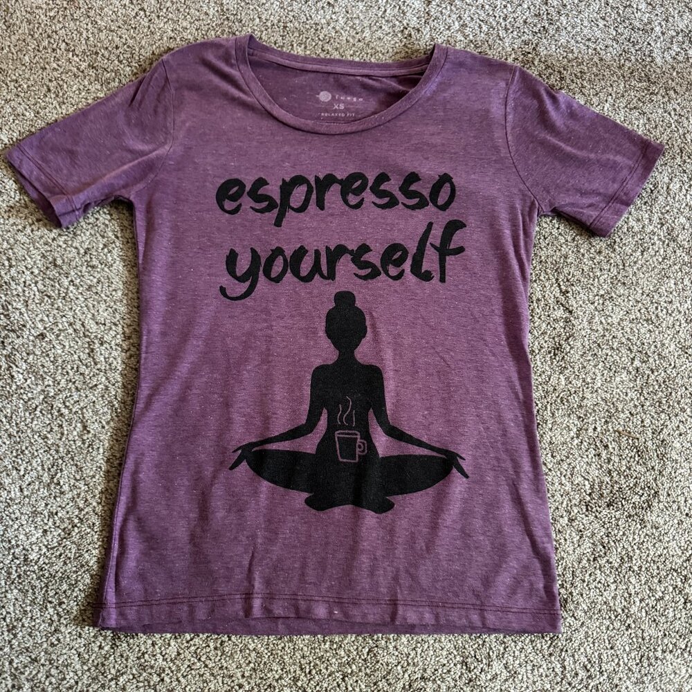 Espresso Yourself Purple T-Shirt
